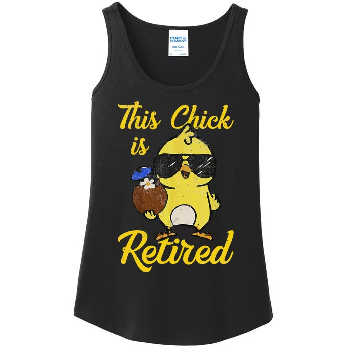 Retired Women Funny Retirement Gift Ladies Essential Tank