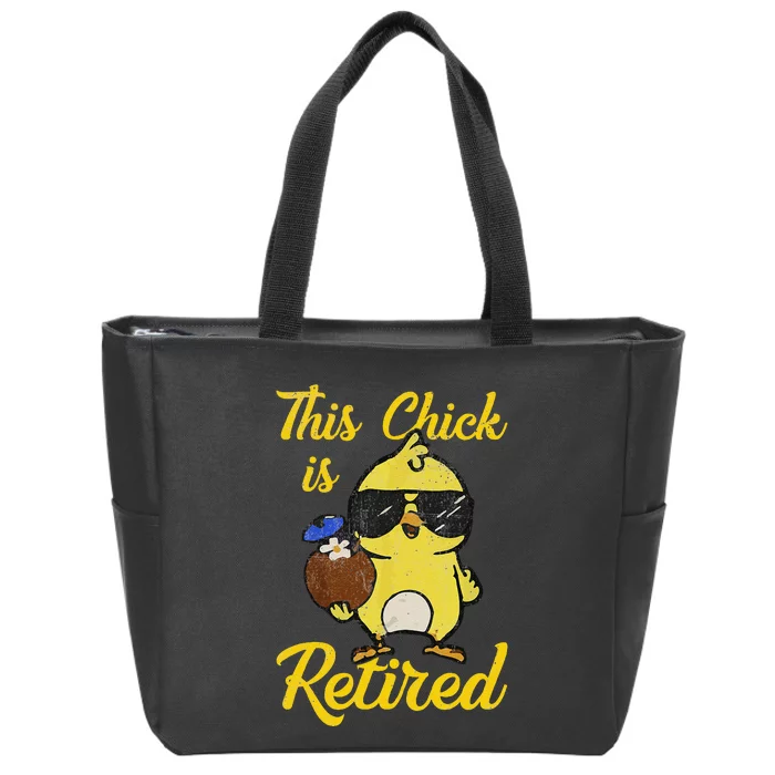 Retired Women Funny Retirement Gift Zip Tote Bag