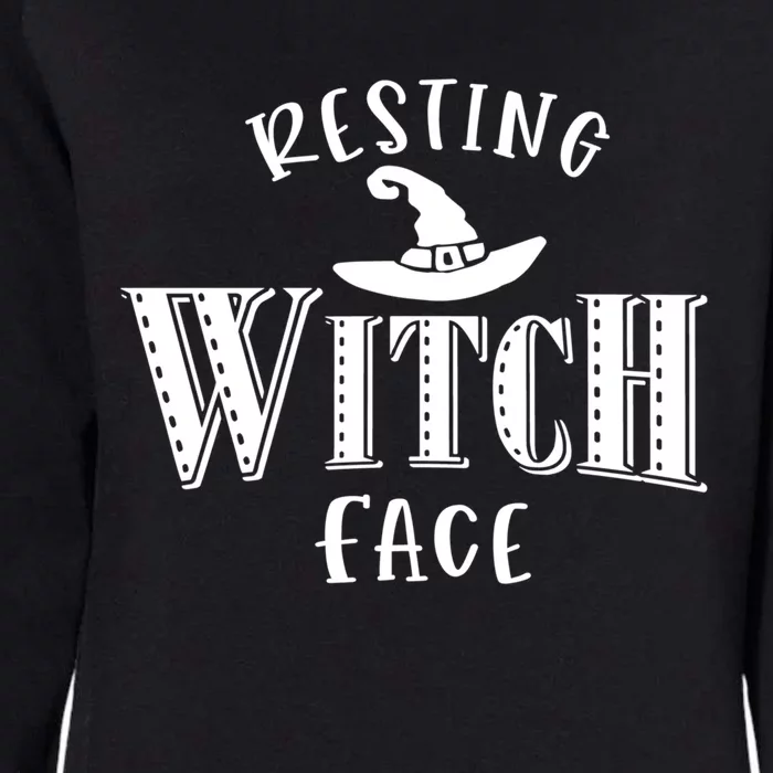 Resting Witch Face Wiccan Occult Cool Gift Womens California Wash Sweatshirt