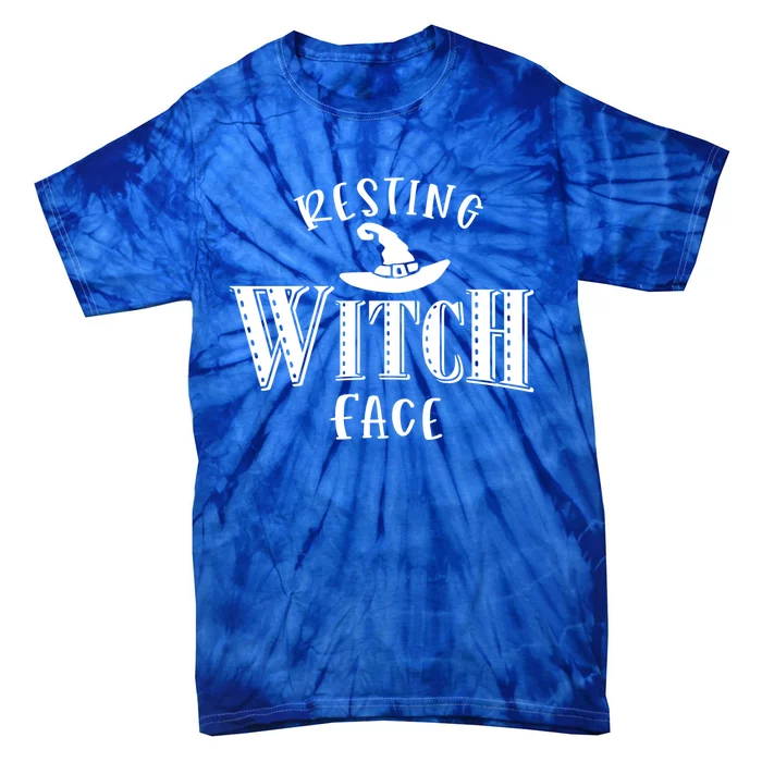 Resting Witch Face Wiccan Occult Cool Gift Tie-Dye T-Shirt