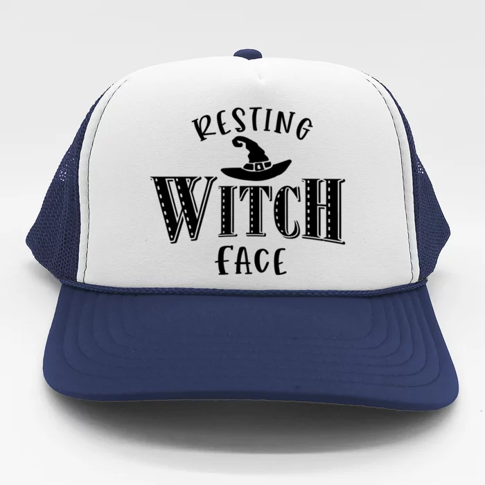 Resting Witch Face Wiccan Occult Cool Gift Trucker Hat