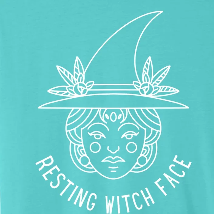 Resting Witch Face: Minimalist Witch Design Gift ChromaSoft Performance T-Shirt