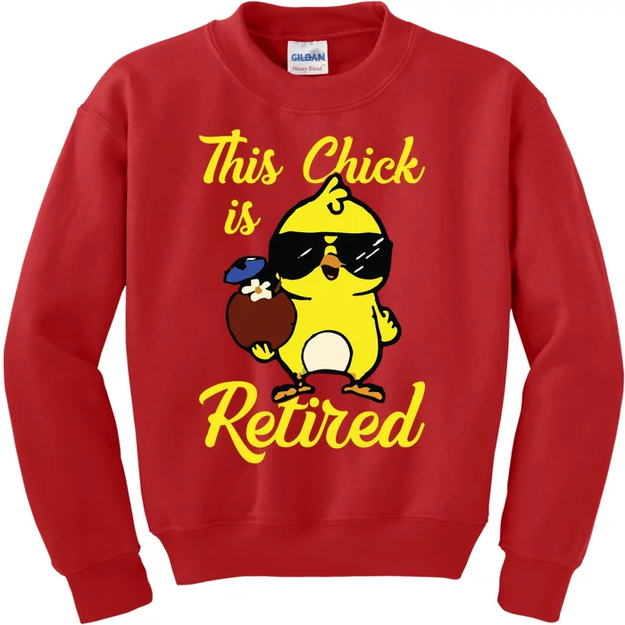 Retired Women Funny Retirement For Women Kids Sweatshirt