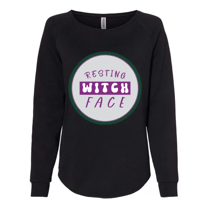 Resting Witch Face Gift Womens California Wash Sweatshirt