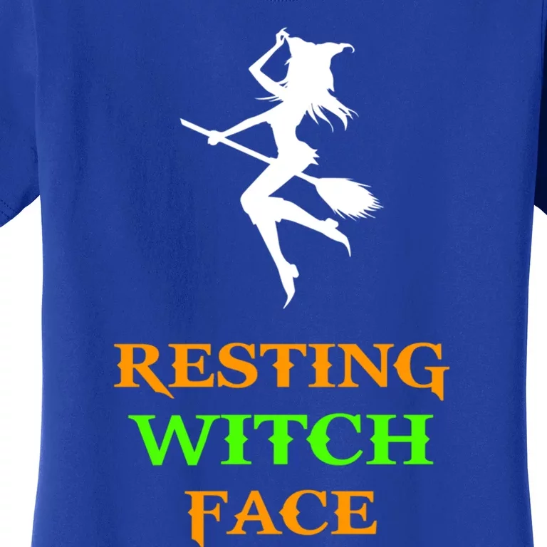 Resting Witch Face Funny Halloween Gift Women's T-Shirt