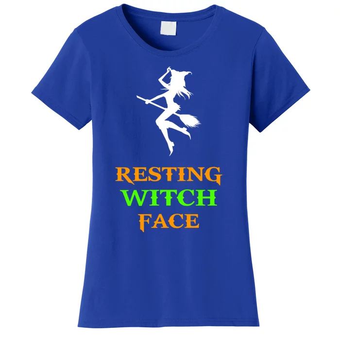 Resting Witch Face Funny Halloween Gift Women's T-Shirt