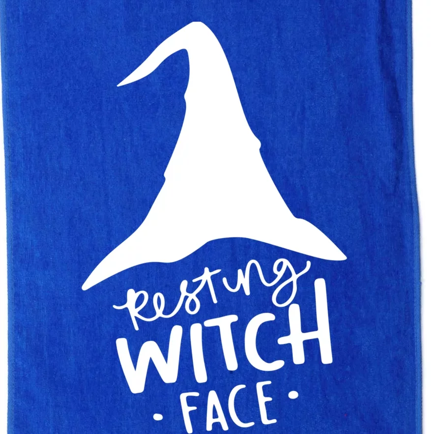 Resting Witch Face Gift Platinum Collection Golf Towel