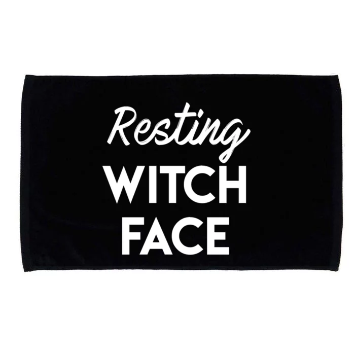 Resting Witch Face Cute Gift Microfiber Hand Towel