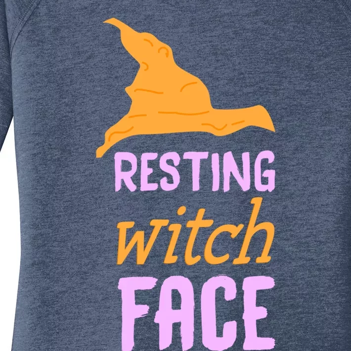 Resting Witch Face Gift Women's Perfect Tri Tunic Long Sleeve Shirt