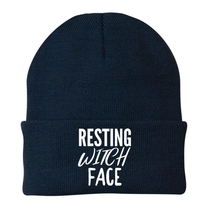 Resting Witch Face Funny Halloween Funny Gift Knit Cap Winter Beanie