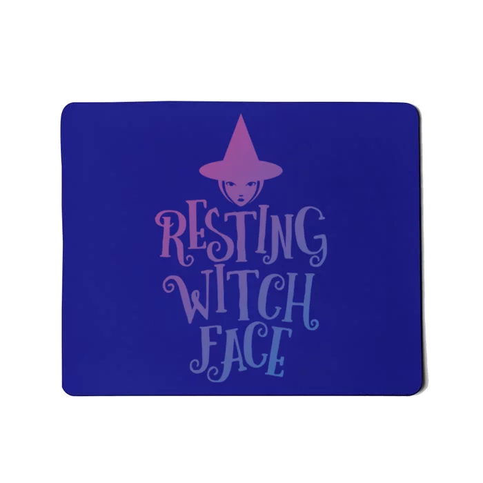 Resting Witch Face Funny Halloween Cool Gift Mousepad