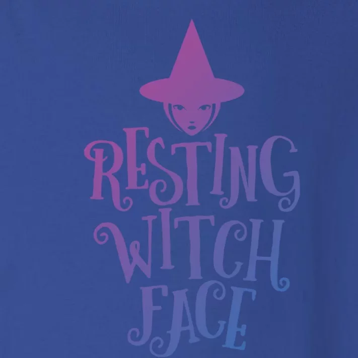 Resting Witch Face Funny Halloween Cool Gift Toddler Long Sleeve Shirt