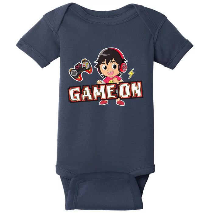 Ryan's World Game On Ryan Baby Bodysuit