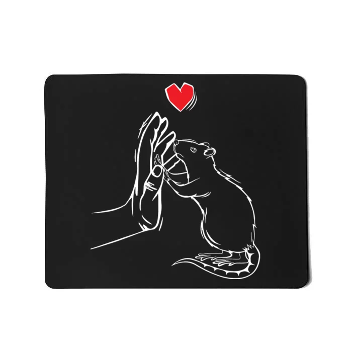 Rat Women Girl Boy Mousepad