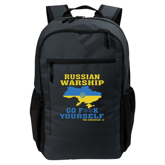 Russian Warship Go F Yourself Daily Commute Backpack