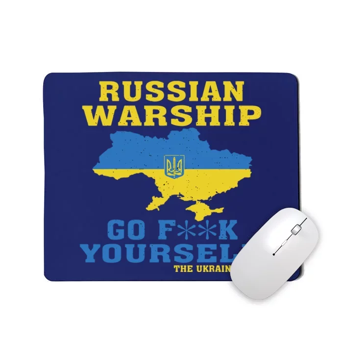 Russian Warship Go F Yourself Mousepad