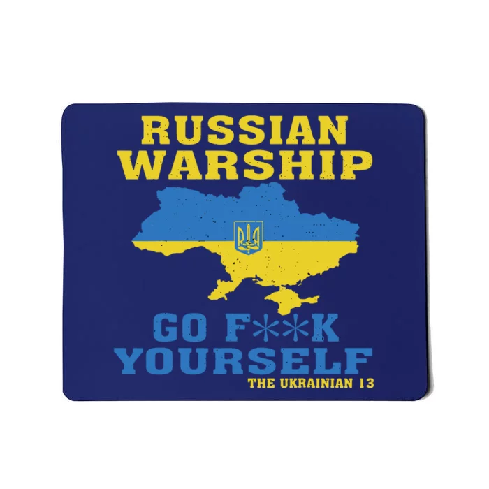 Russian Warship Go F Yourself Mousepad