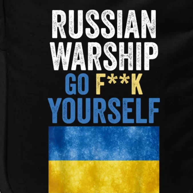 Russian Warship Go F Yourself, Russian Warship Go Fuck Yourself Impact Tech Backpack