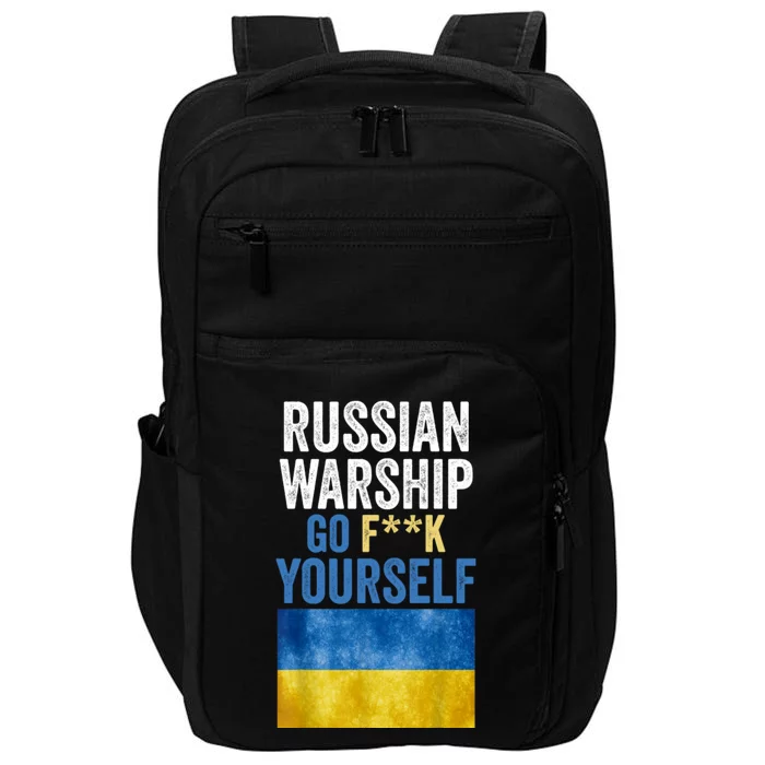 Russian Warship Go F Yourself, Russian Warship Go Fuck Yourself Impact Tech Backpack