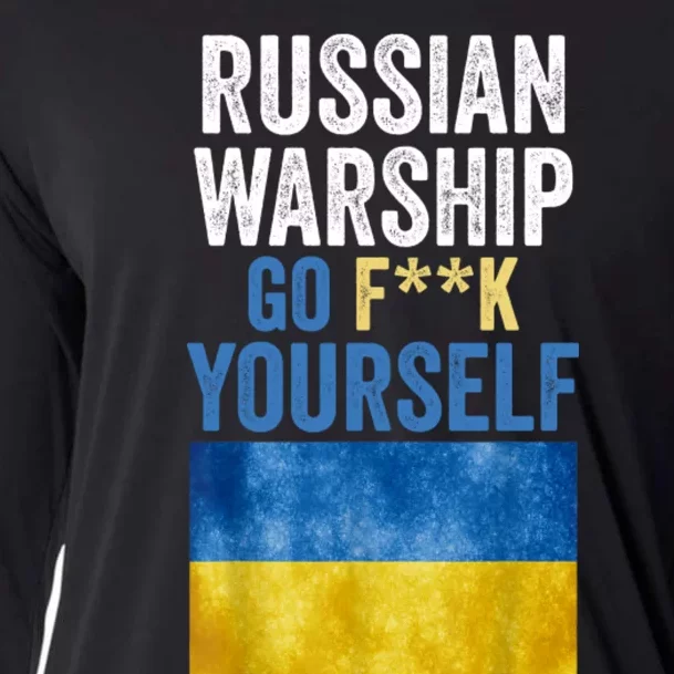 Russian Warship Go F Yourself, Russian Warship Go Fuck Yourself Cooling Performance Long Sleeve Crew