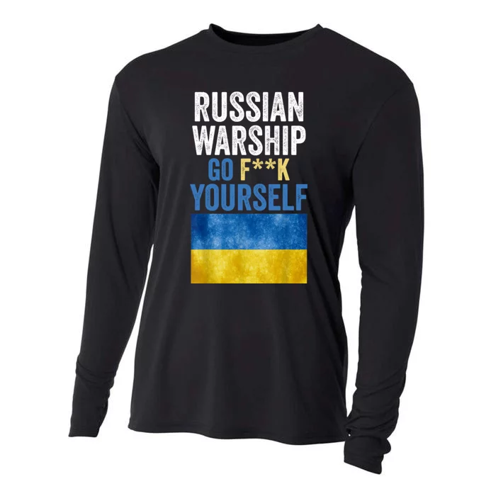 Russian Warship Go F Yourself, Russian Warship Go Fuck Yourself Cooling Performance Long Sleeve Crew