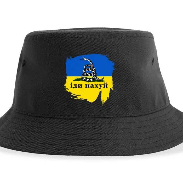 Russian Warship Go F Yourself Sustainable Bucket Hat