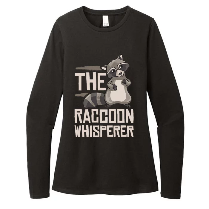 Raccoon Whisperer Gift Funny Racoon Womens CVC Long Sleeve Shirt