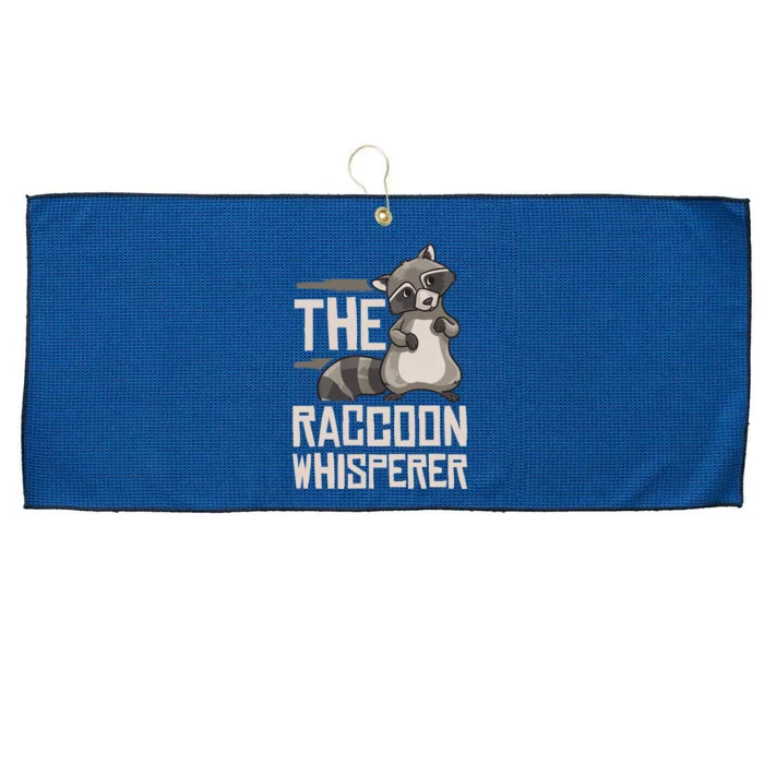 Raccoon Whisperer Gift Funny Racoon Large Microfiber Waffle Golf Towel