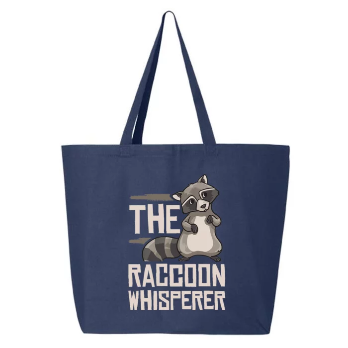 Raccoon Whisperer Gift Funny Racoon 25L Jumbo Tote