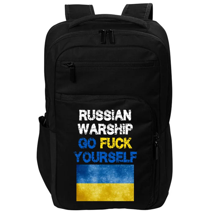 Russian Warship Go Fuck Yourself Impact Tech Backpack