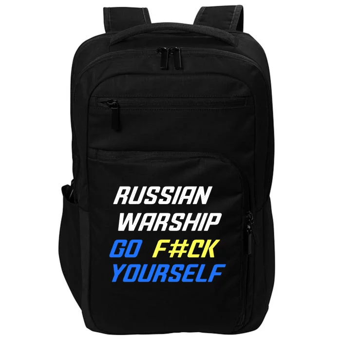 Russian Warship Go F#ck Yourself Impact Tech Backpack