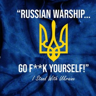 Russian Warship Go F**K Yourself I Stand With Ukraine Tie Dye Hoodie