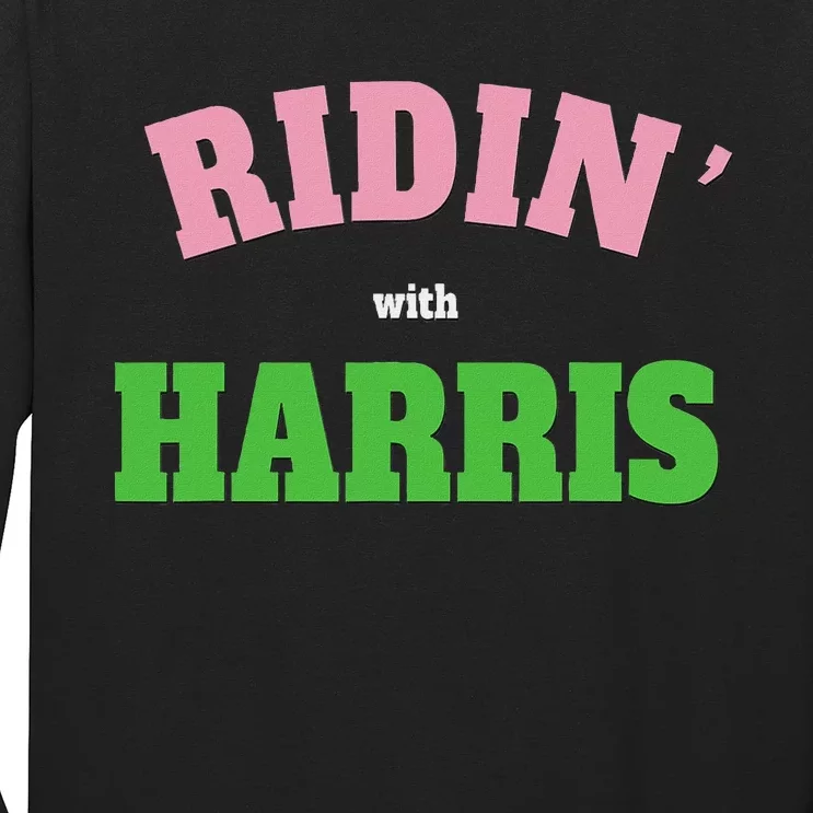 Ridin With Harris Democrat Long Sleeve Shirt