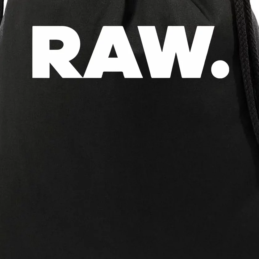 Rtruth Wearing Holorn Raw Drawstring Bag