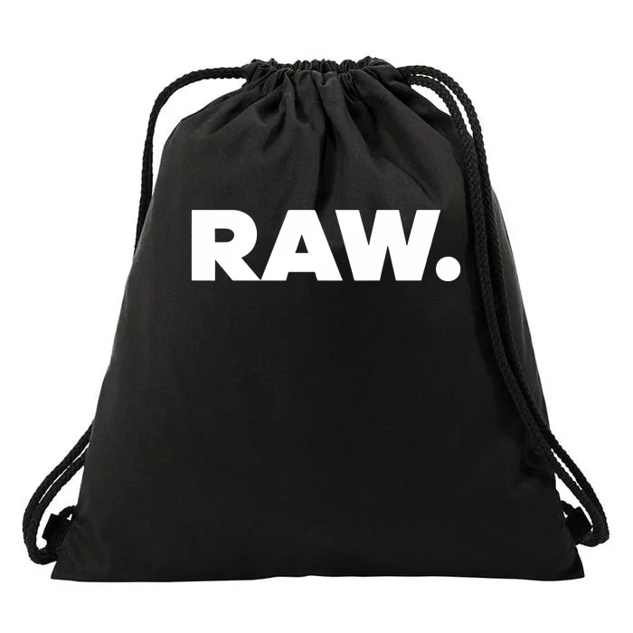 Rtruth Wearing Holorn Raw Drawstring Bag