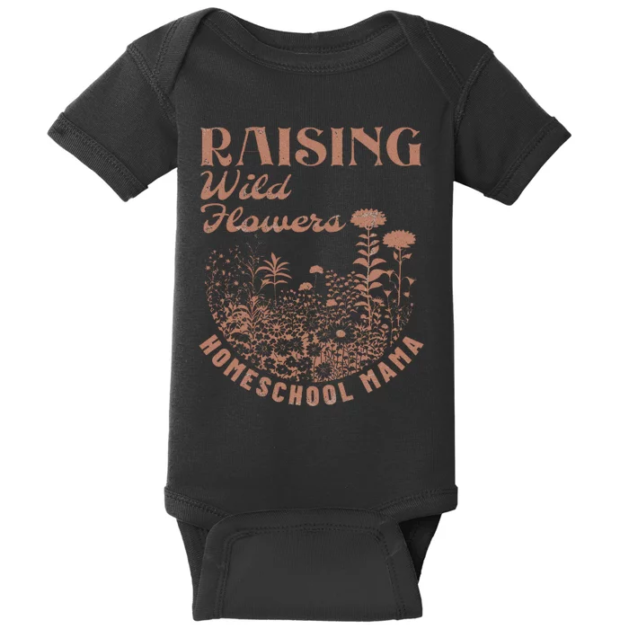 Raising Wildflowers Homeschool Mama Homeschooling Mom Boho Baby Bodysuit