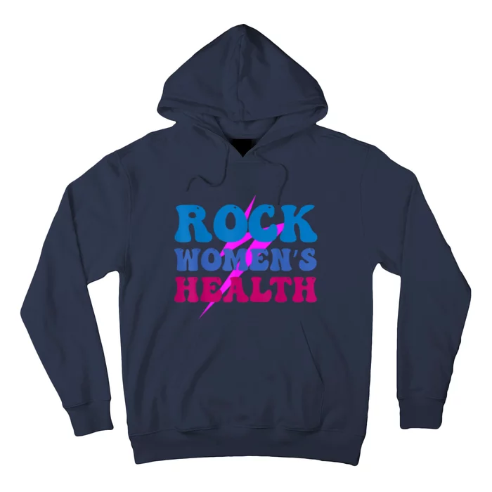 Rock Women's Health Groovy Design For Women Hoodie