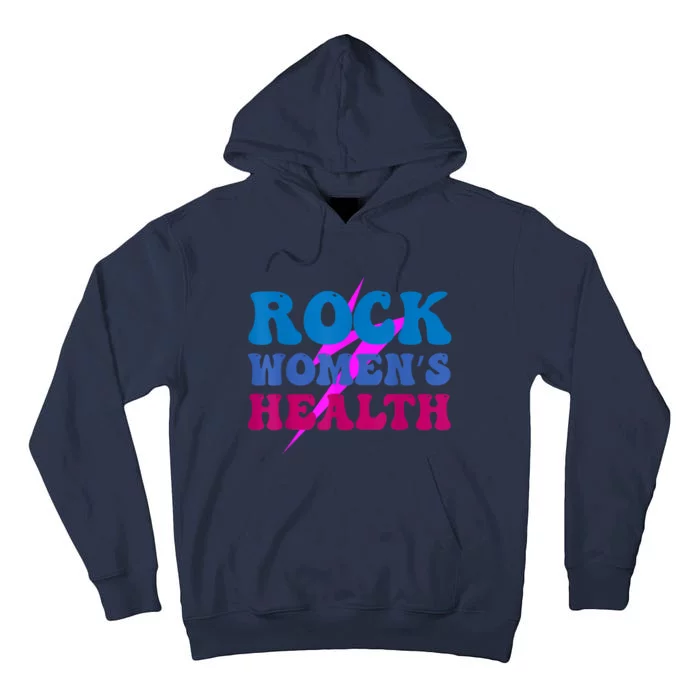 Rock Women's Health Groovy Design For Women Tall Hoodie