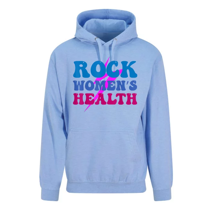 Rock Women's Health Groovy Design For Women Unisex Surf Hoodie