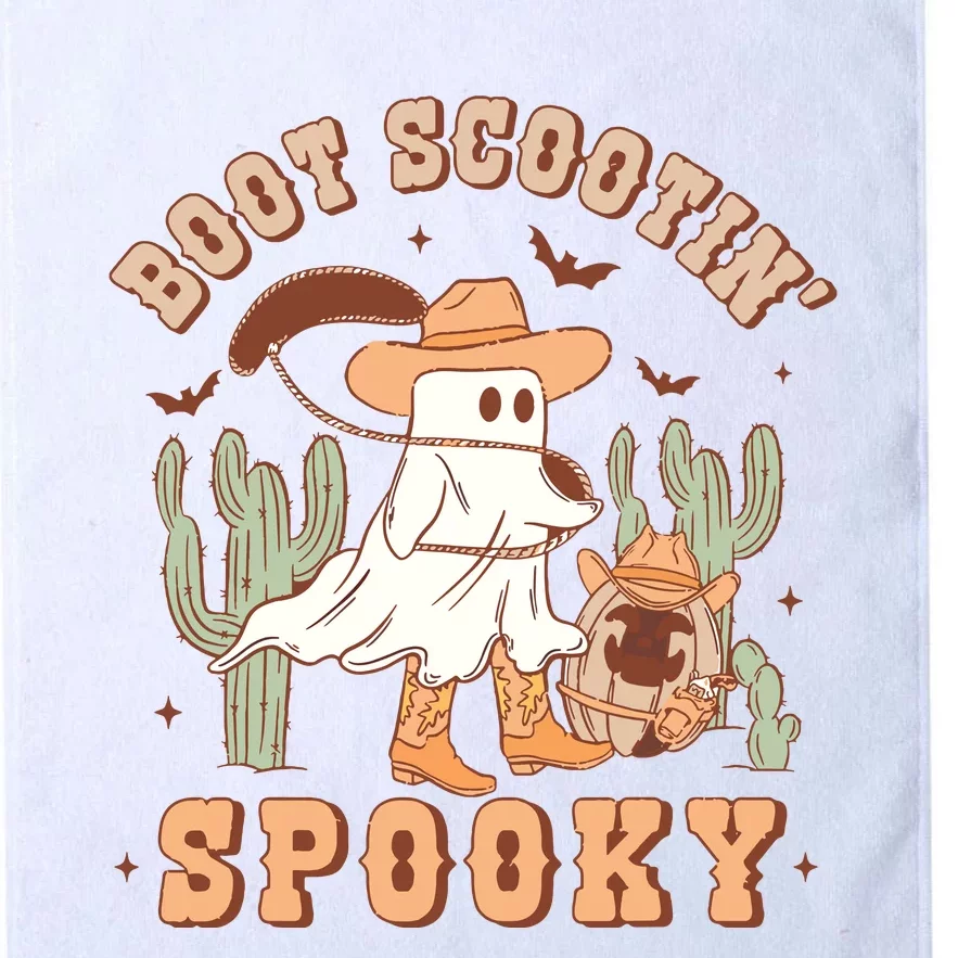 Retro Western Halloween Cowboy Ghost Boot Scootin Spooky Platinum Collection Golf Towel