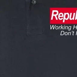 Republicans Working Hard So You Don't Have To Softstyle Adult Sport Polo