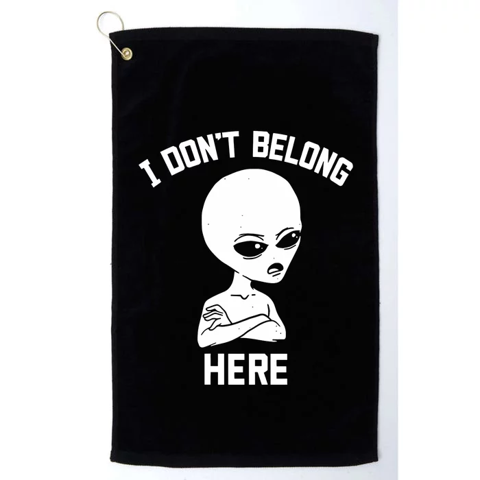 Reymysterio Wearing I DonT Belong Here Platinum Collection Golf Towel