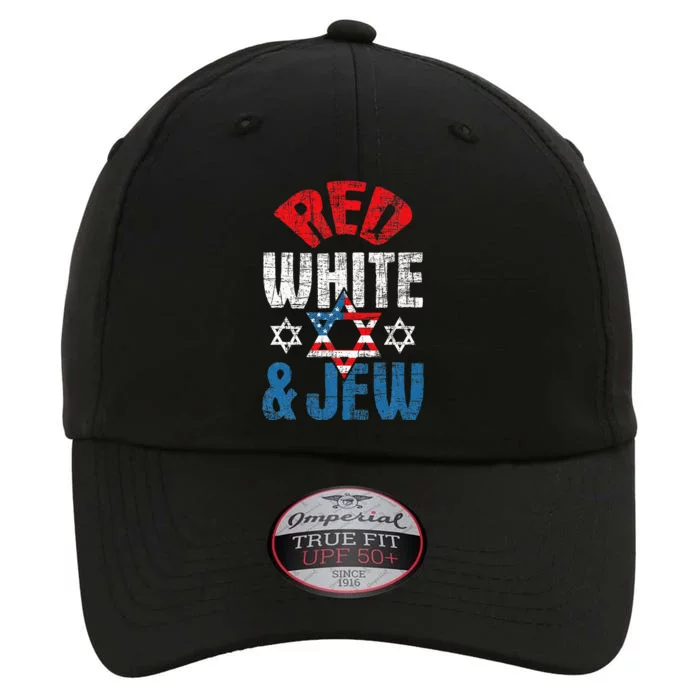 Red White & Jew Usa American Flag Jewish Star Of David The Original Performance Cap