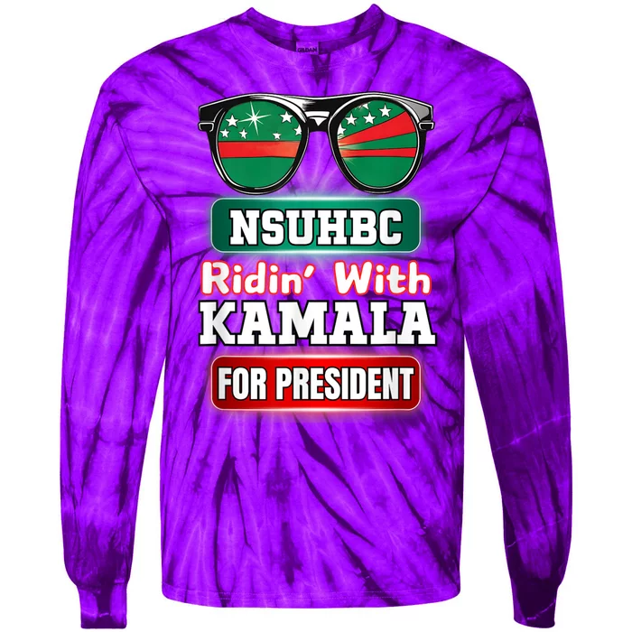 Ridin With Kamala Norfolk Nsuhbc Hbc Tie-Dye Long Sleeve Shirt