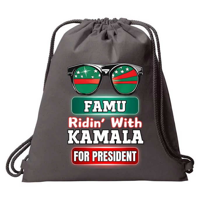 Ridin With Kamala Florida Famu Hbc Drawstring Bag