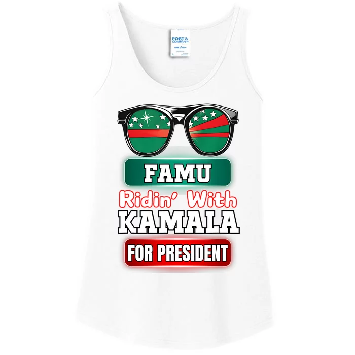 Ridin With Kamala Florida Famu Hbc Ladies Essential Tank