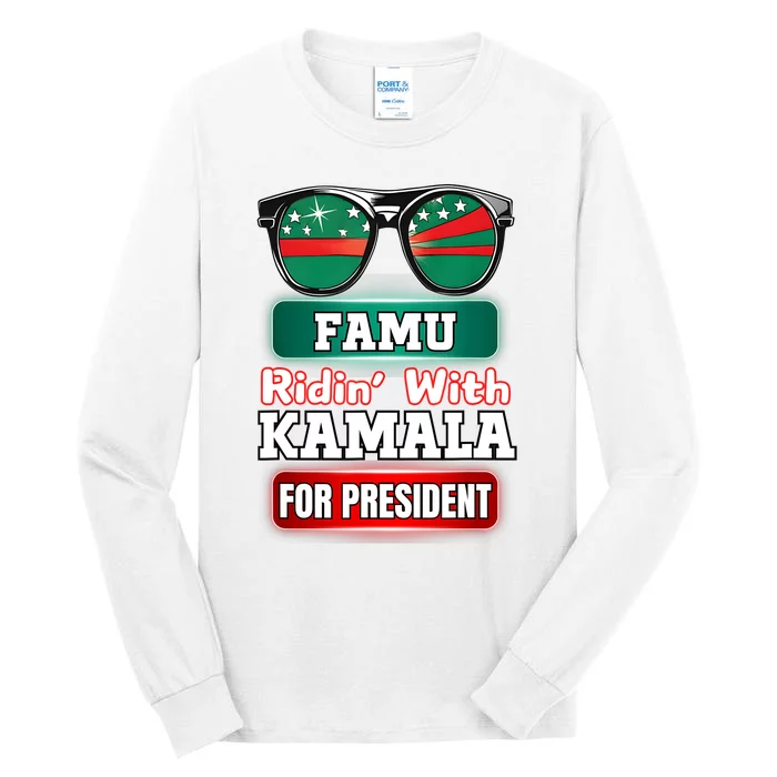 Ridin With Kamala Florida Famu Hbc Tall Long Sleeve T-Shirt