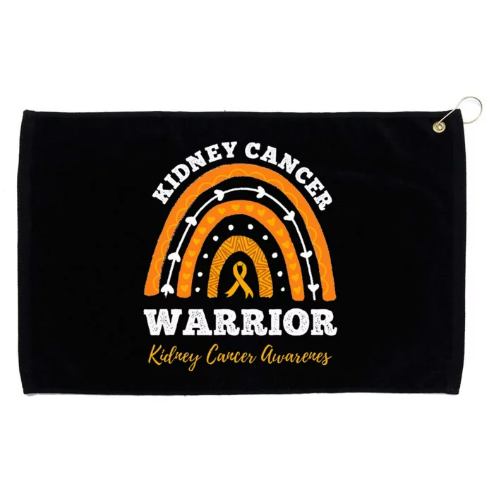 Rainbow Warrior Kidney Cancer Awareness Grommeted Golf Towel