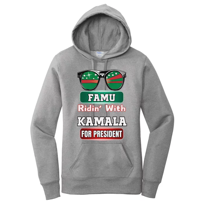 Ridin With Kamala Florida Famu Hbc Women's Pullover Hoodie