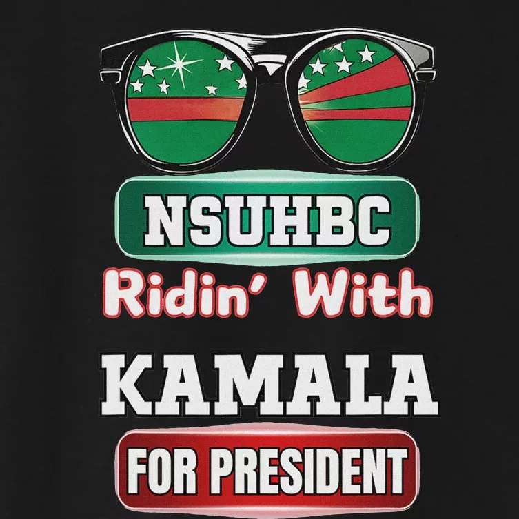 Ridin With Kamala Norfolk Nsuhbc Hbc Women's Crop Top Tee